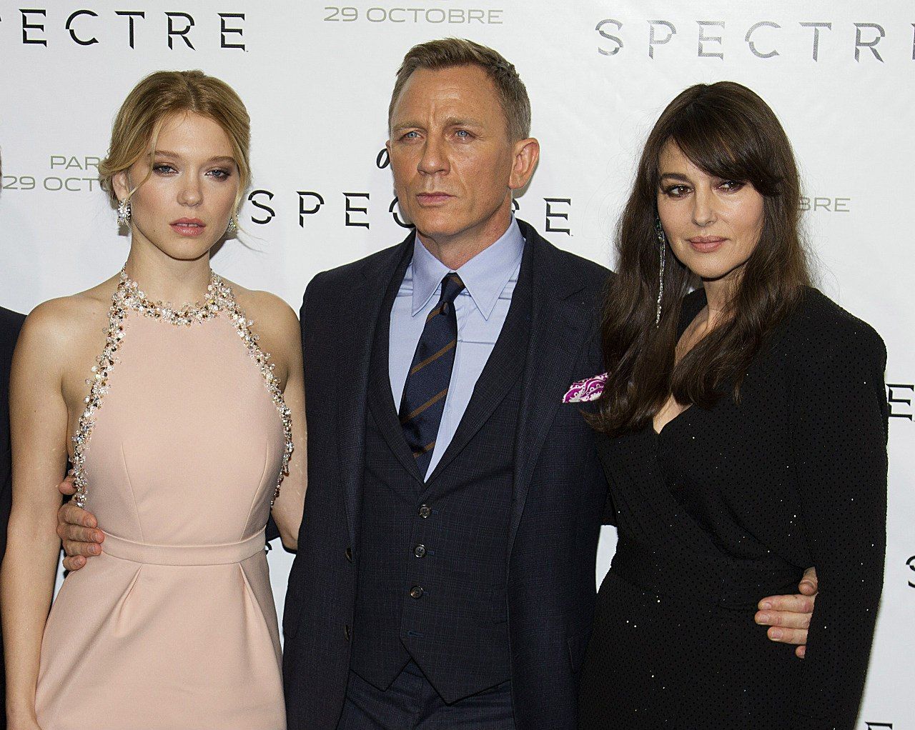 SPECTRE Premiere at Grand Rex Cinema in Paris - Léa Seydoux, Monica ...