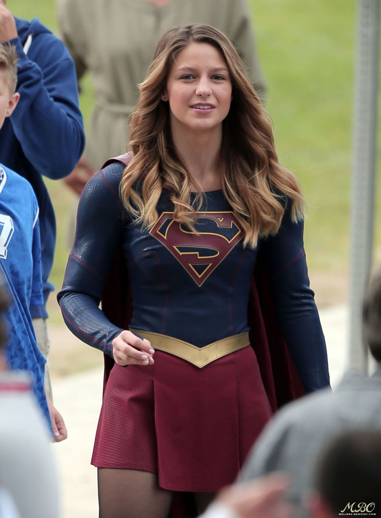 SUPERGIRL Set Photos in Los Angeles - Melissa Benoist 