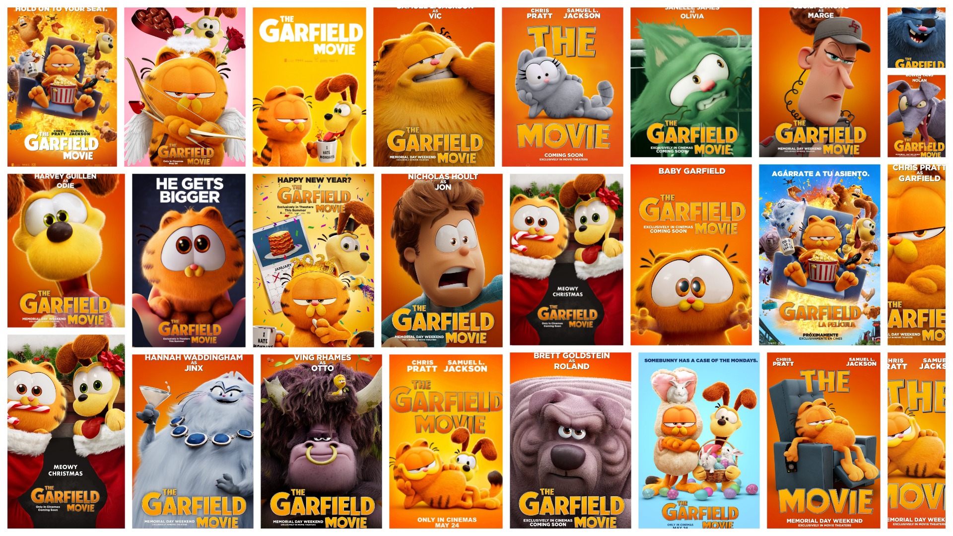 The Garfield Movie Posters (+25) - FilmoFilia