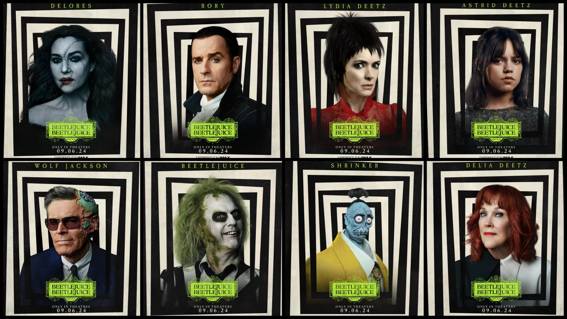 Beetlejuice Beetlejuice, and Beetlejuice! New Character Posters and ...