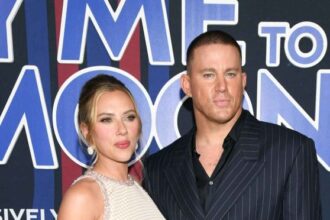 Scarlett Johansson and Channing Tatum at Fly Me To The Moon premiere